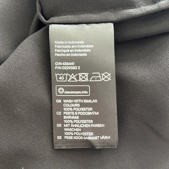 H&M Black Dress Size 14 - Picture 7 of 7